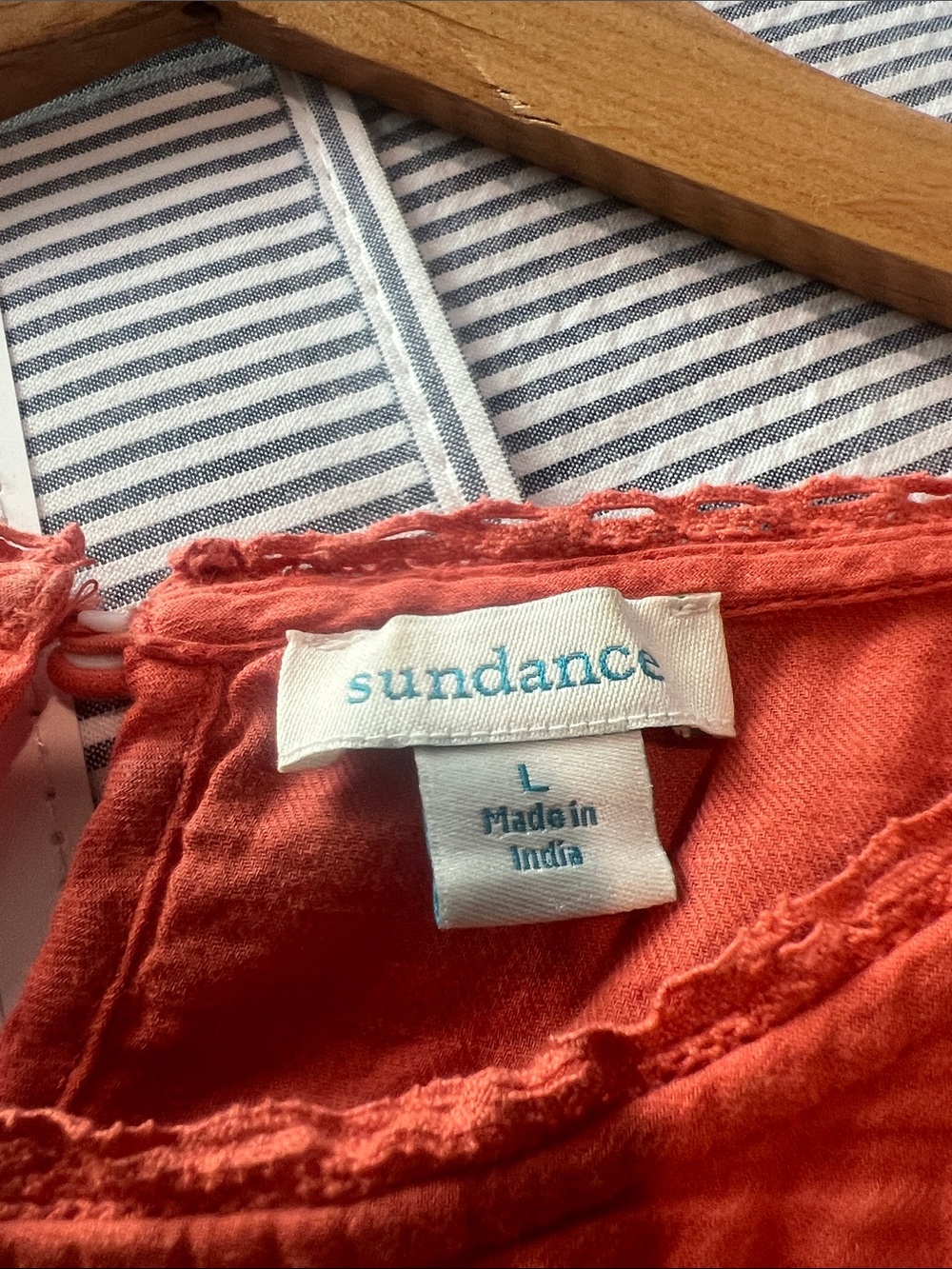Sundance Coral Eyelet-Tiered Tunic - Picture 2 of 3